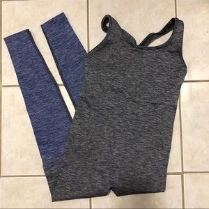 RARE Lululemon Blue Grey Ombré Balance and Resist